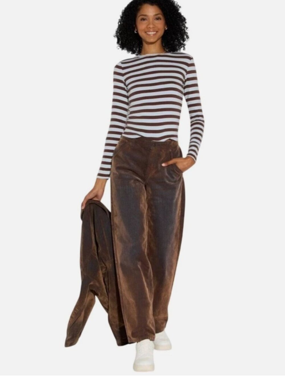 NWT Wild Fable Size 14 Brown - Blue Mid-Rise 90s Relaxed Straight Denim Jeans